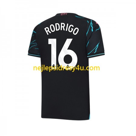 Fotbalový Dres Manchester City Rodri Hernandez 16 Alternativní 2023/24